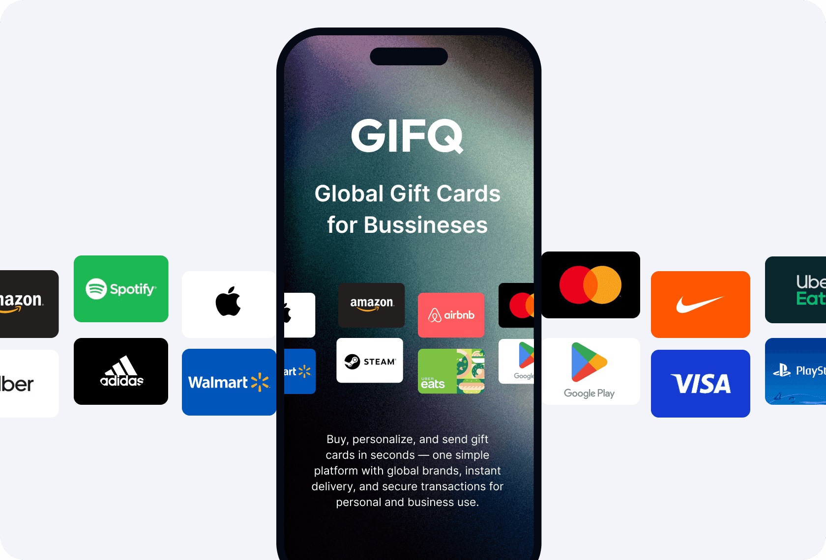 GIFQ Brands on Phone
